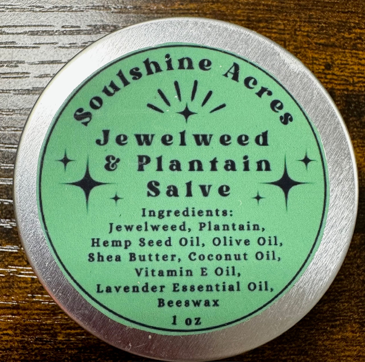 Salve: Jewelweed & Plantain Salve