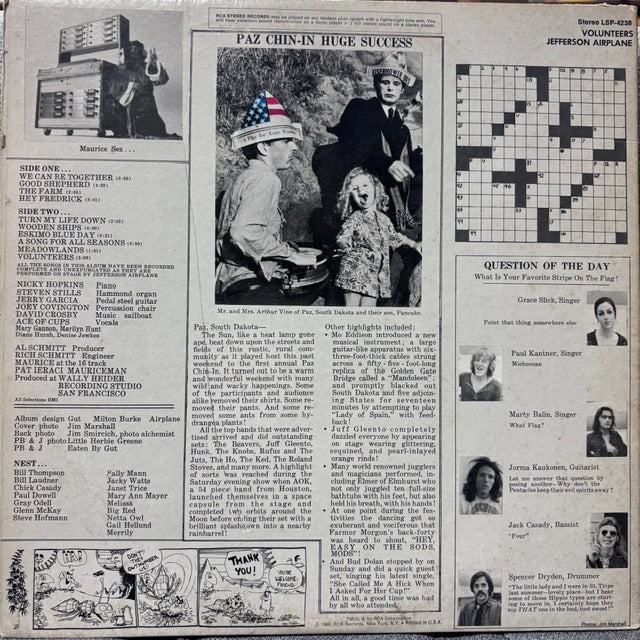 Jefferson Airplane - Volunteers (JK)
