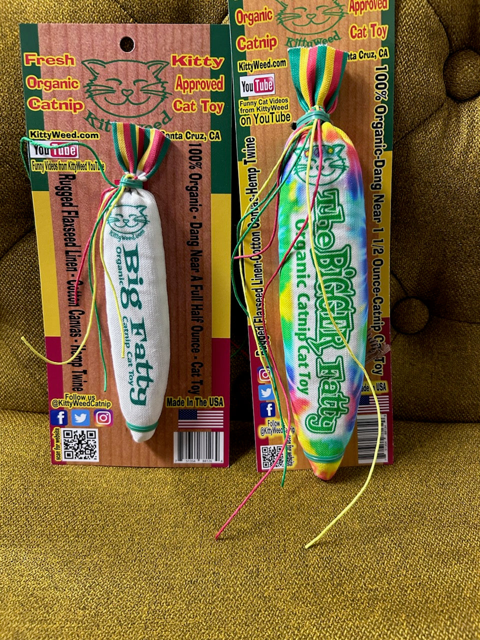 Kitty Weed - "Big Fatty" toy & BIGGER Fatty
