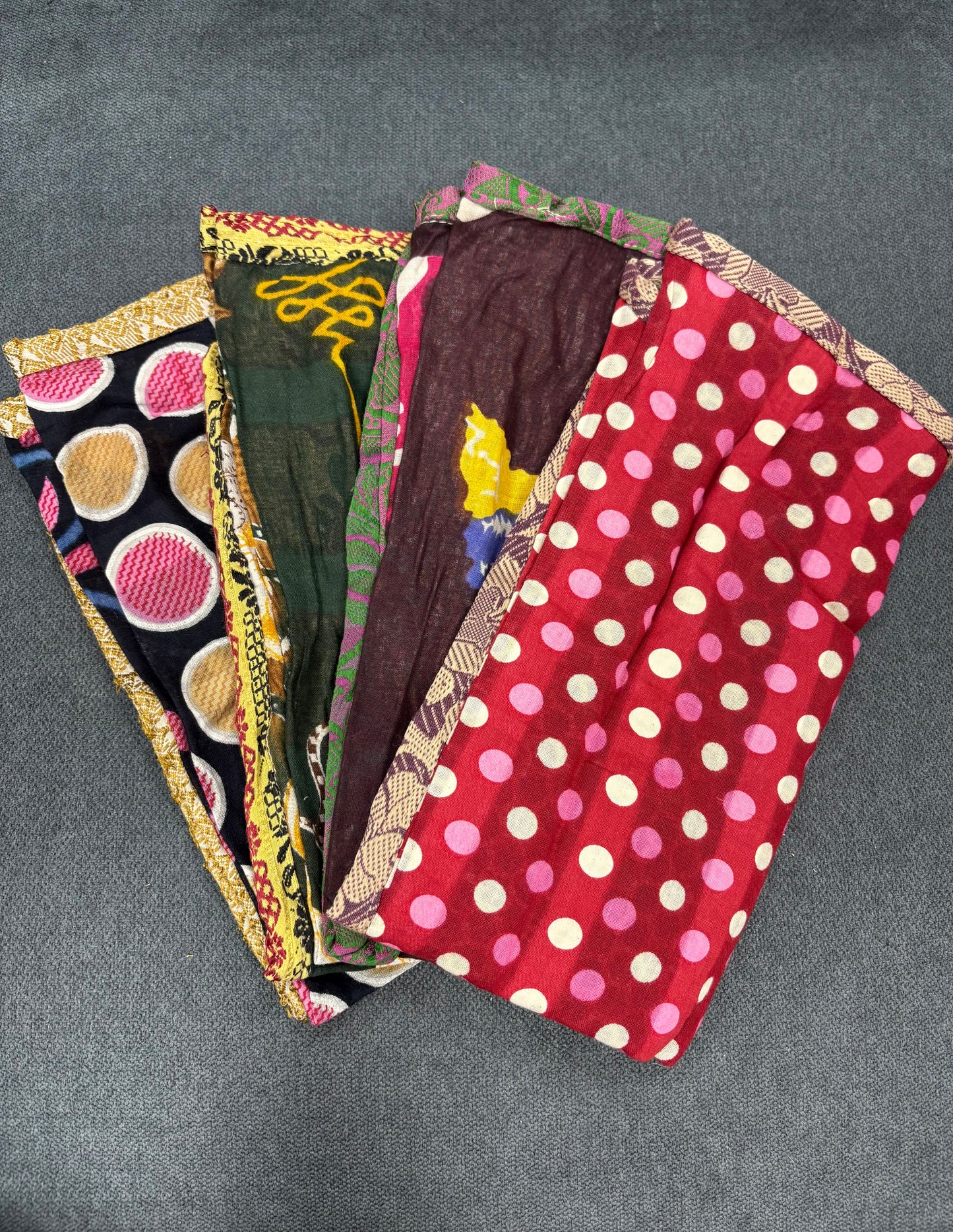 Napkins: Handmade Sari Napkins (Various Designs)