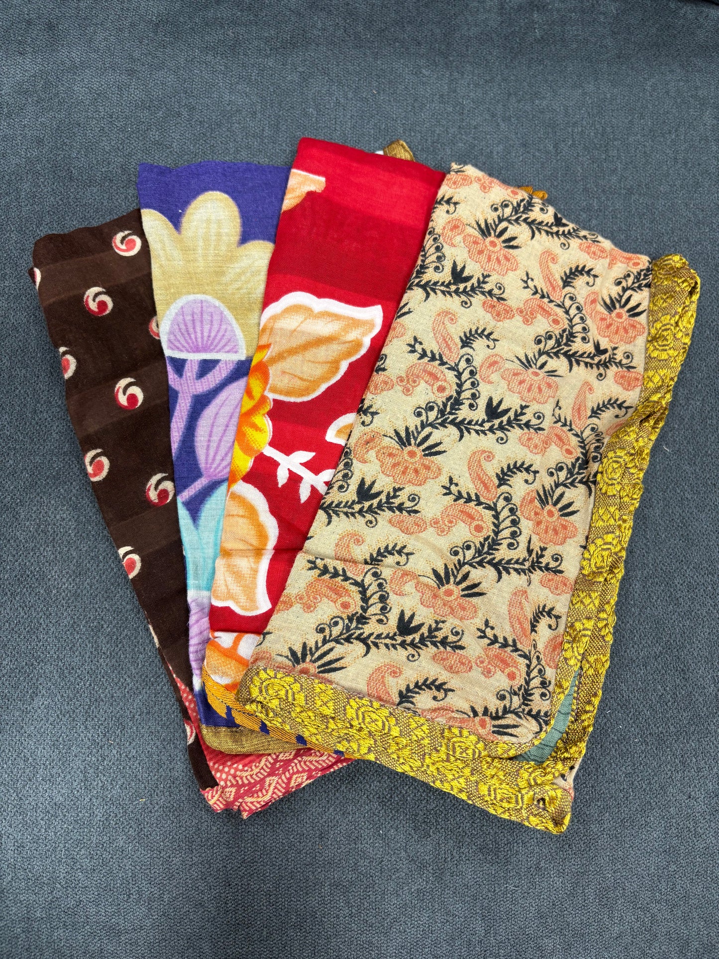 Napkins: Handmade Sari Napkins (Various Designs)