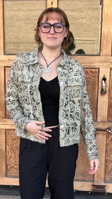 Jacket: Embroidered on Chiffon