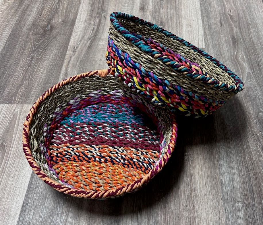 Bowl: Sari Wrapped Wire