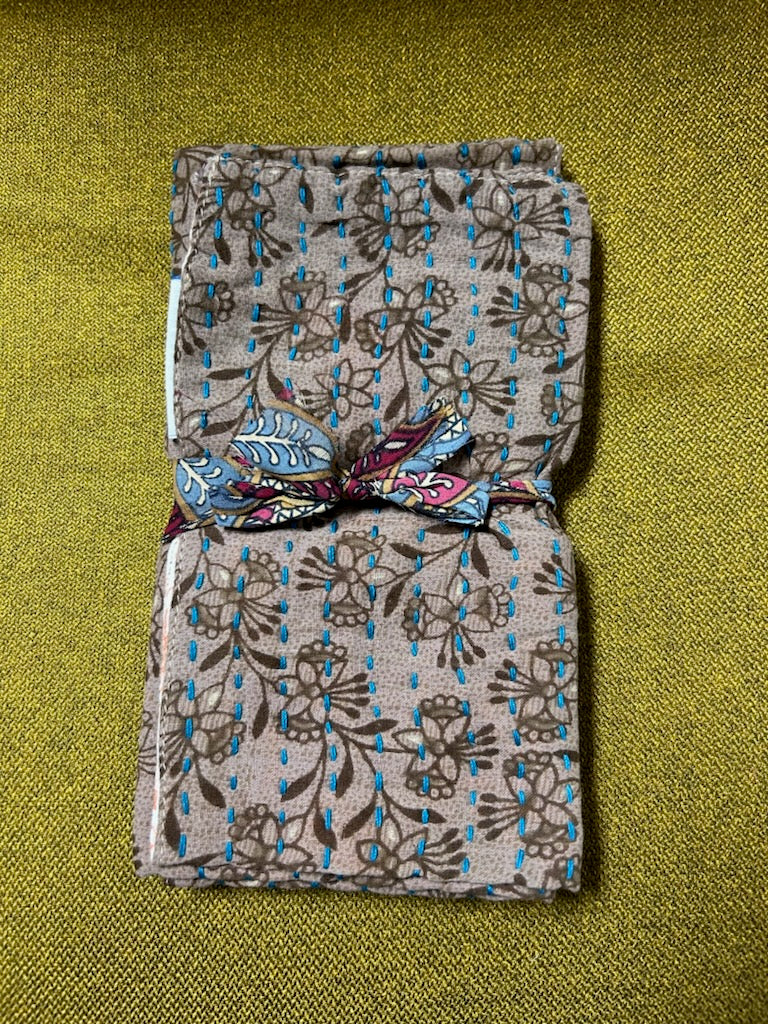 Placemats: Reversible Handmade Sari Mats (Various Designs)