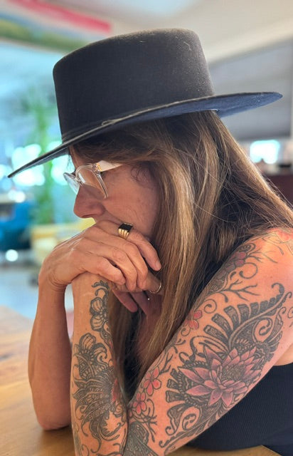 Hat: Vintage Flat Top AzTex Hat Company Hat /10 x Beaver/Pre-loved