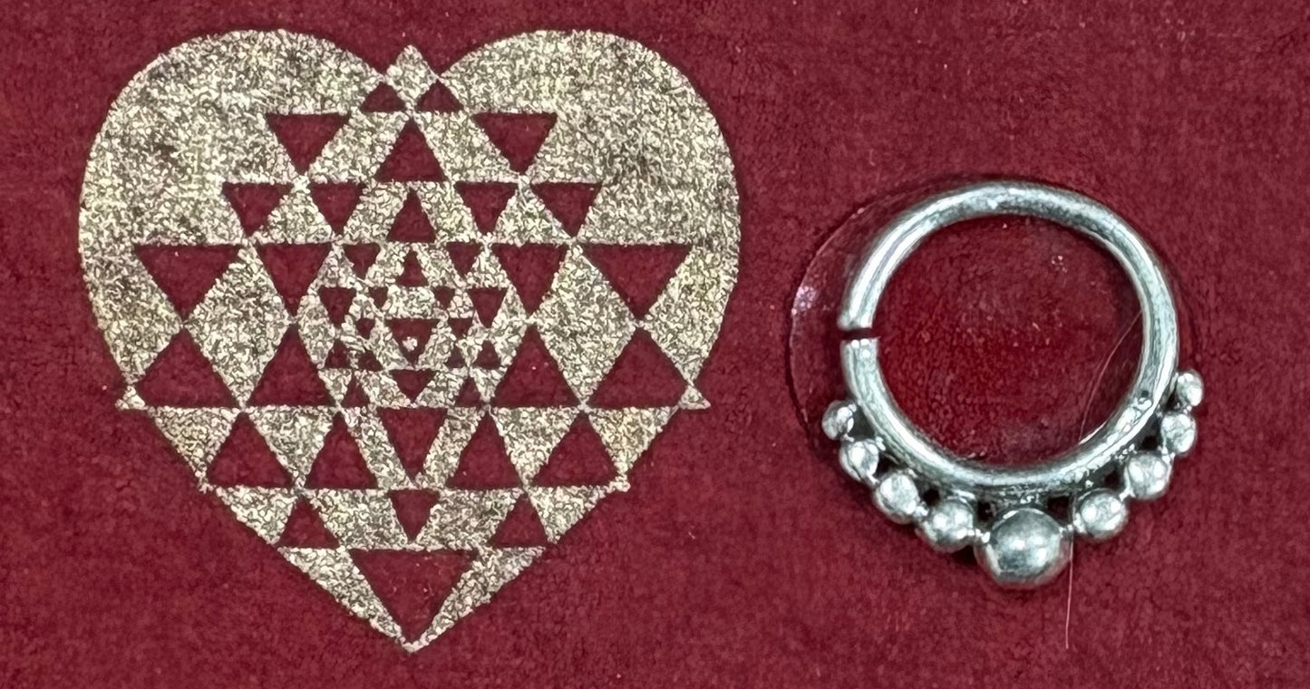 Nose Ring (Septum) /Sterling Silver (Various Styles)