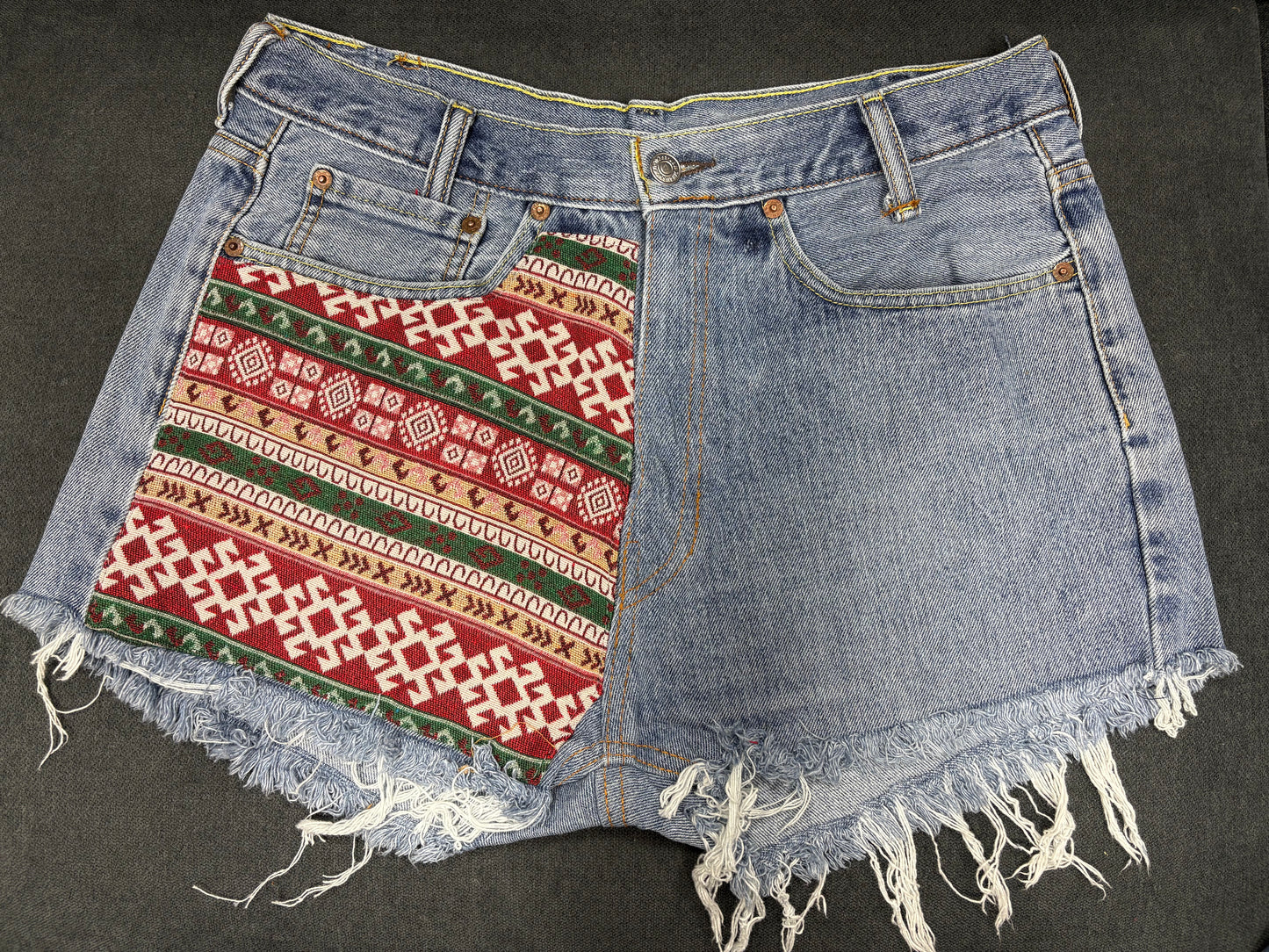 Shorts: Upcycled Denim (Various Designs)