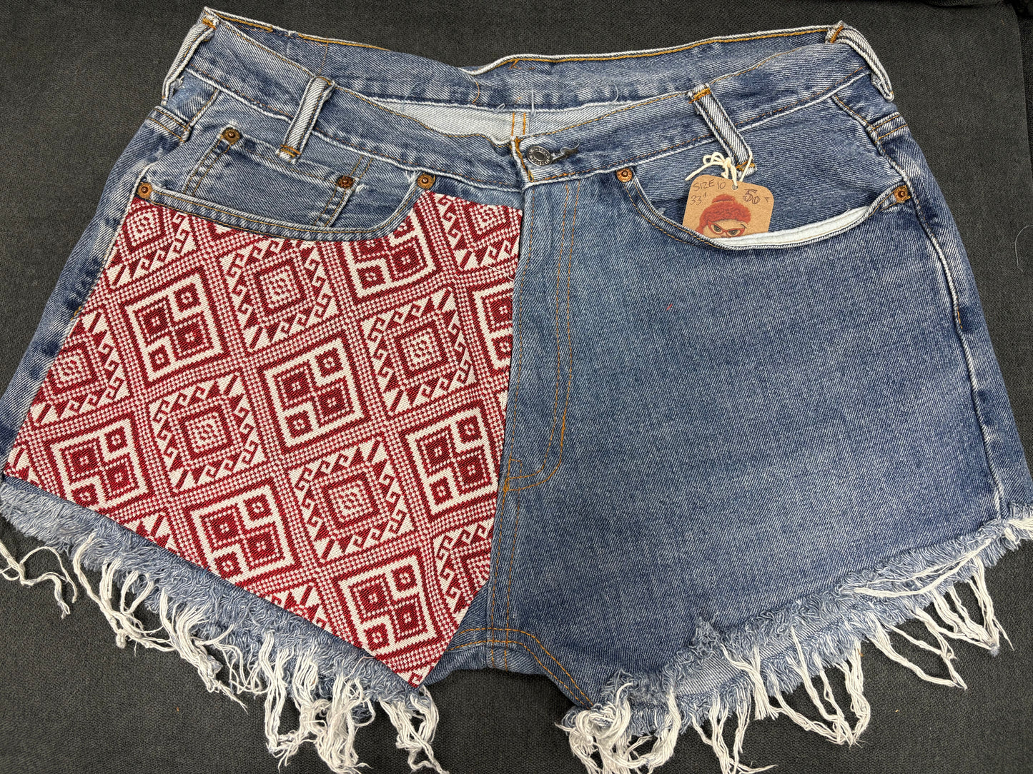 Shorts: Upcycled Denim (Various Designs)