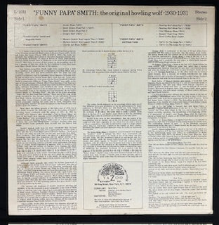 Funny Papa Smith - The Original Howling Wolf (1930-1931) (JK)