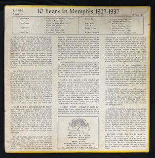 Compilation - Ten Years in Memphis (1927-1937) (JK)