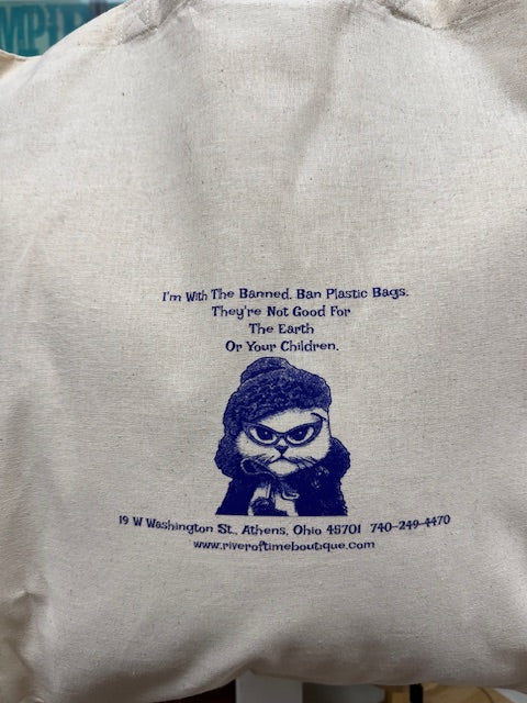 Tote: "I'm With The Banned" River of Time Boutique