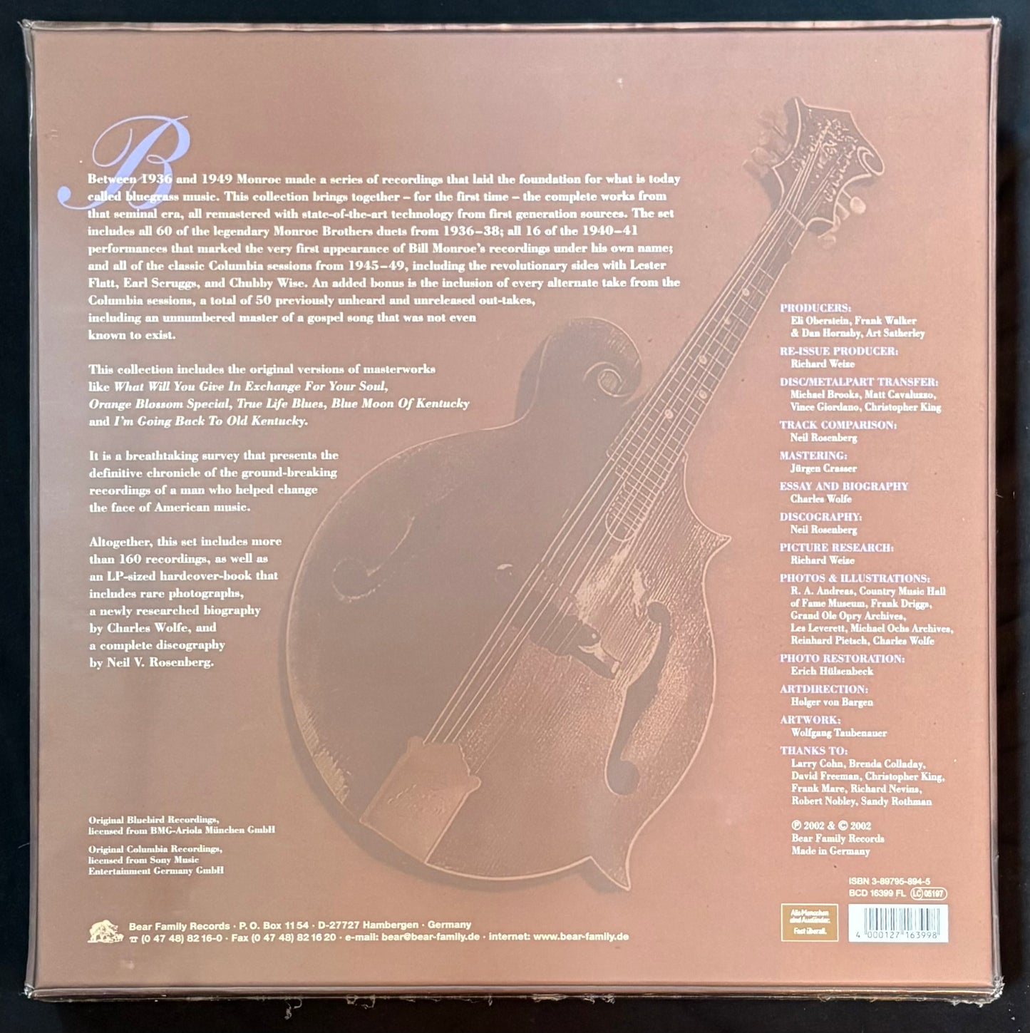 Monroe, Bill - Blue Moon of Kentucky - 1936-1949 (JK)