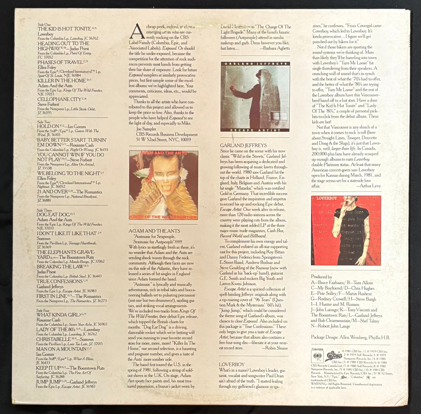Compilation - Exposed: A Cheap Peek at Today's Provocative New Rock (JK)