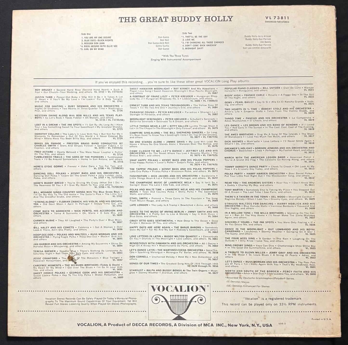 Holly, Buddy - The Great Buddy Holly (JK)