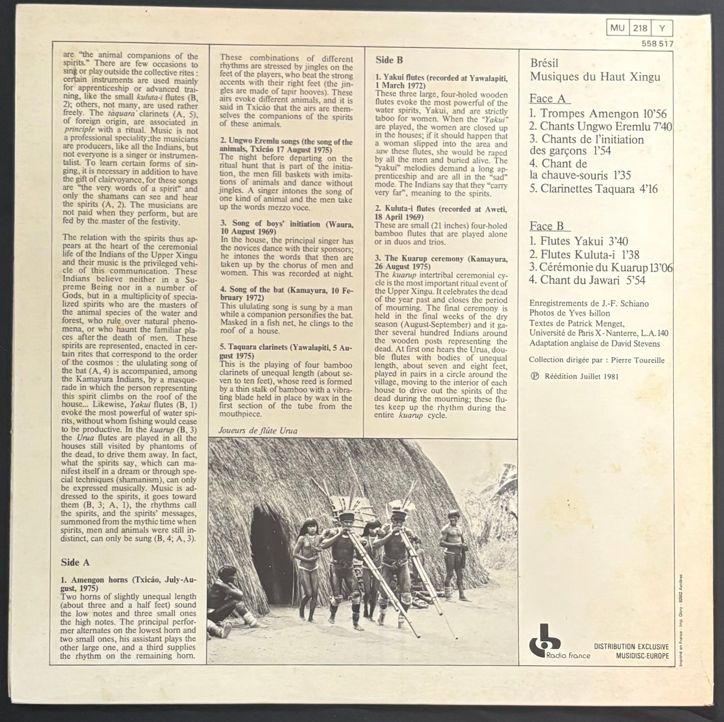International: Compilation - Bresil - Musiques du Haut Xingu (JK)