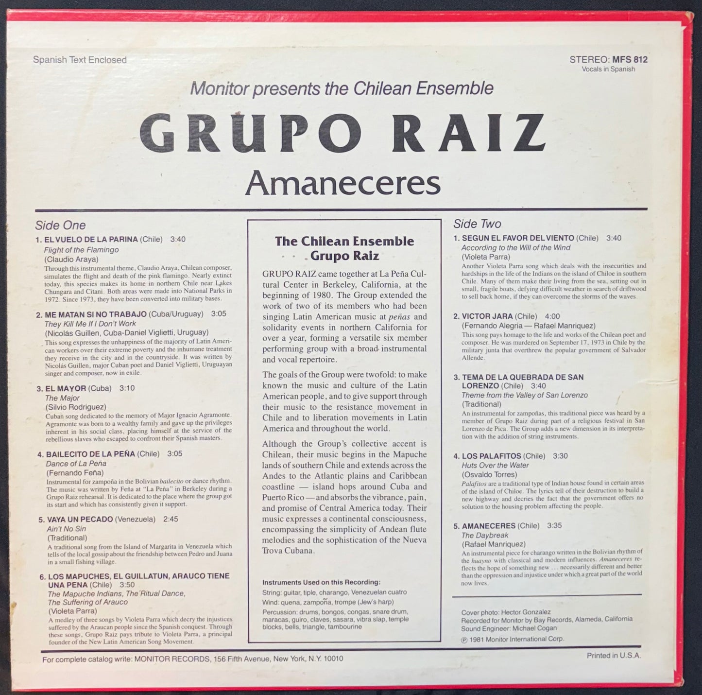 International: Grupo Raiz - Amaneceres (JK)