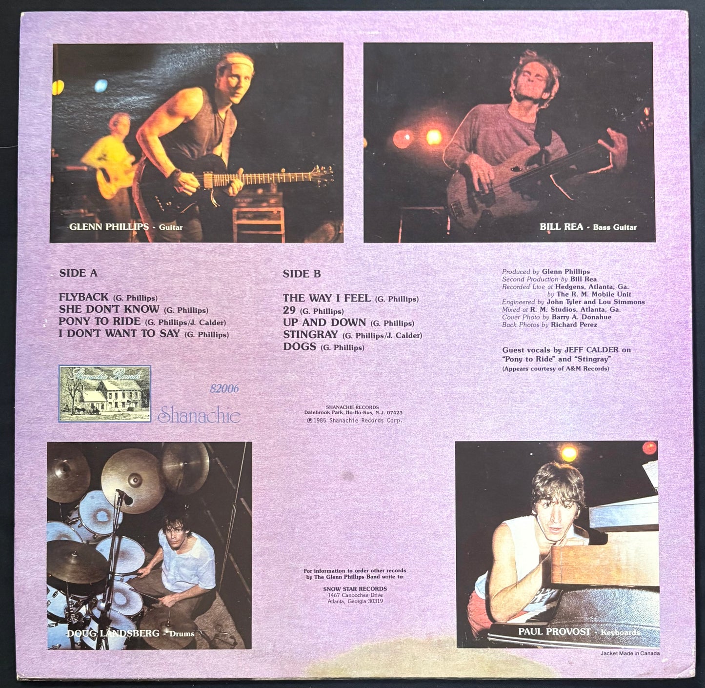 Phillips, Glenn - Glenn Phillips Band - Live (JH)