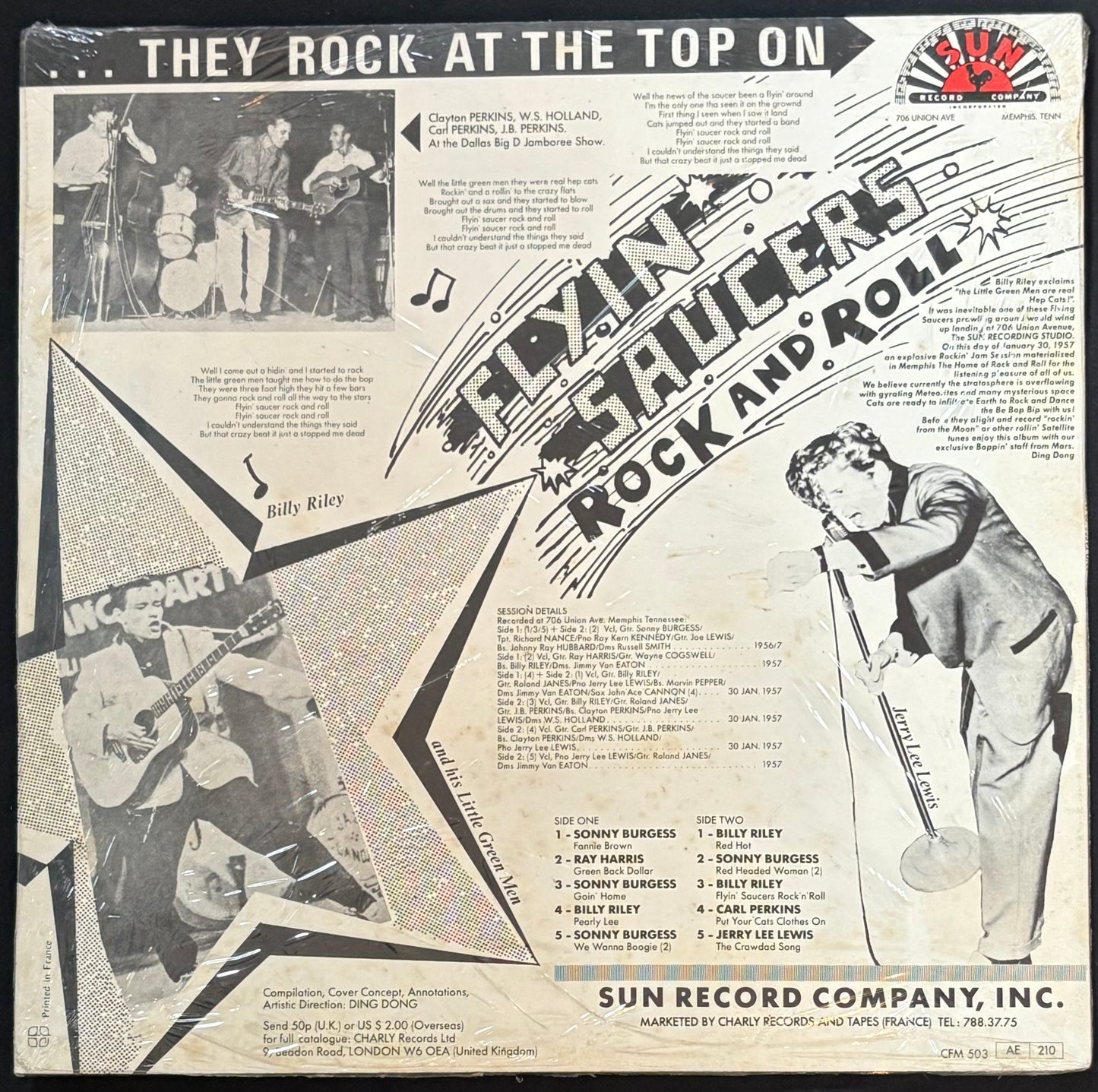 10" Compilation - Flyin’ Saucers Rock n Roll - (JH)