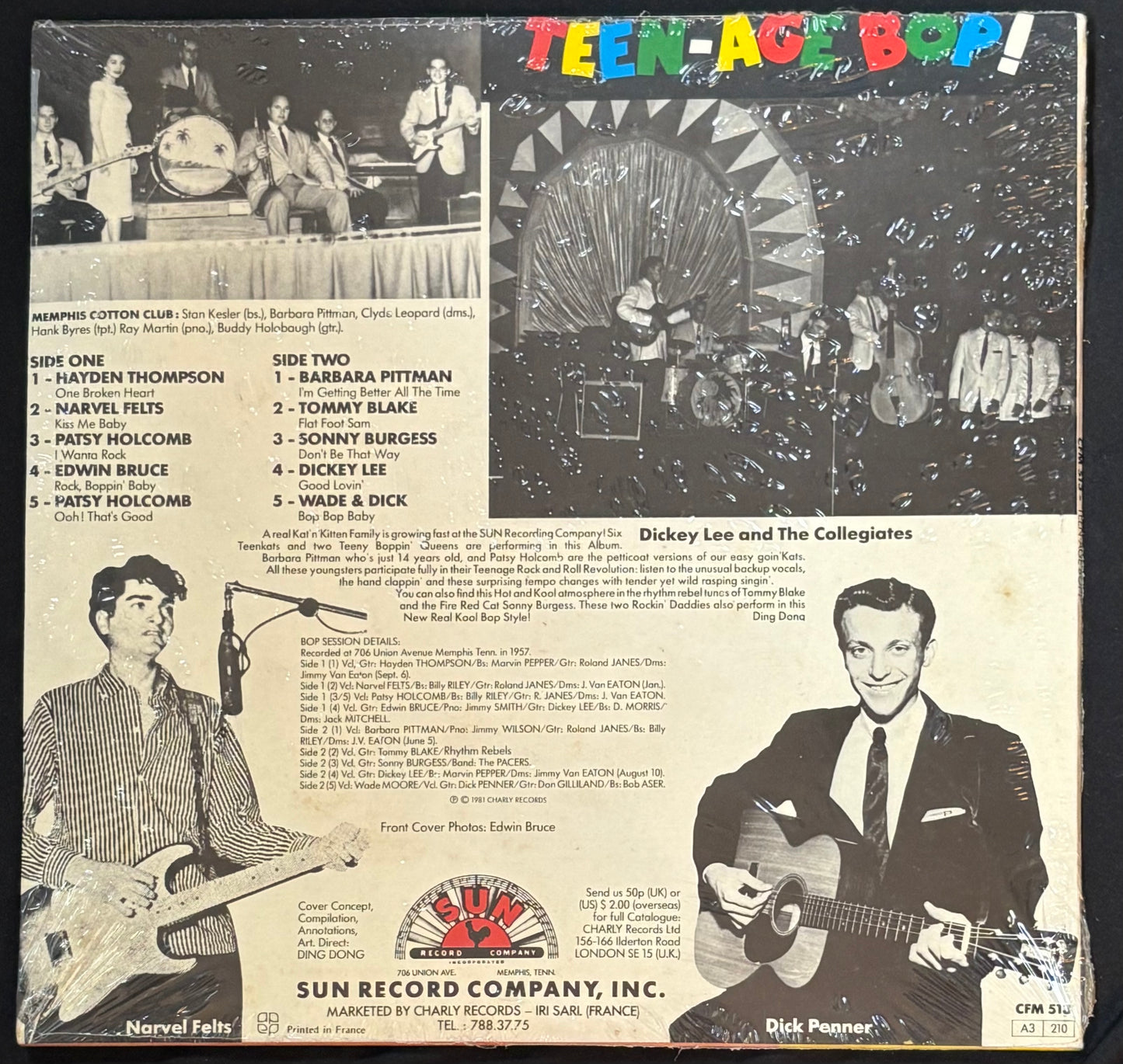 10” Compilation - Teen-Age Bop! (JH)