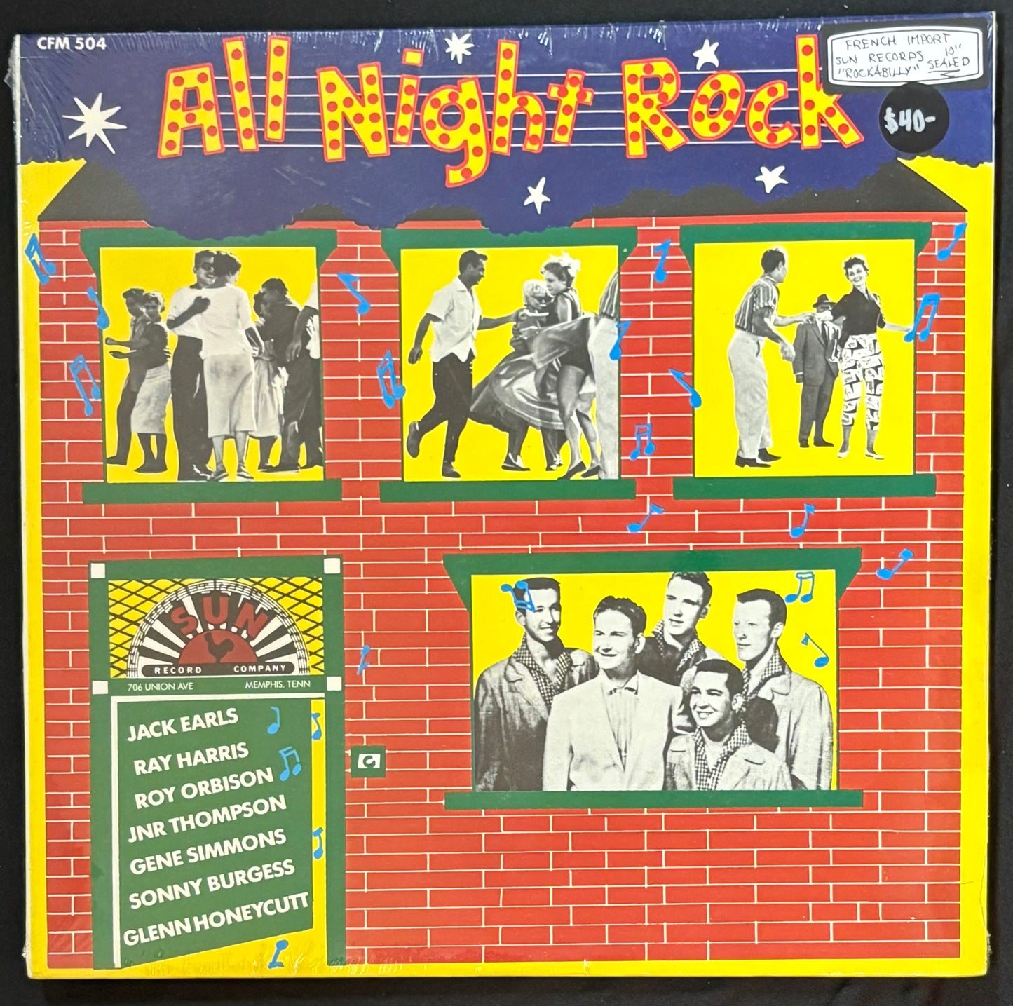 10” Compilation - All Night Rock (JH)