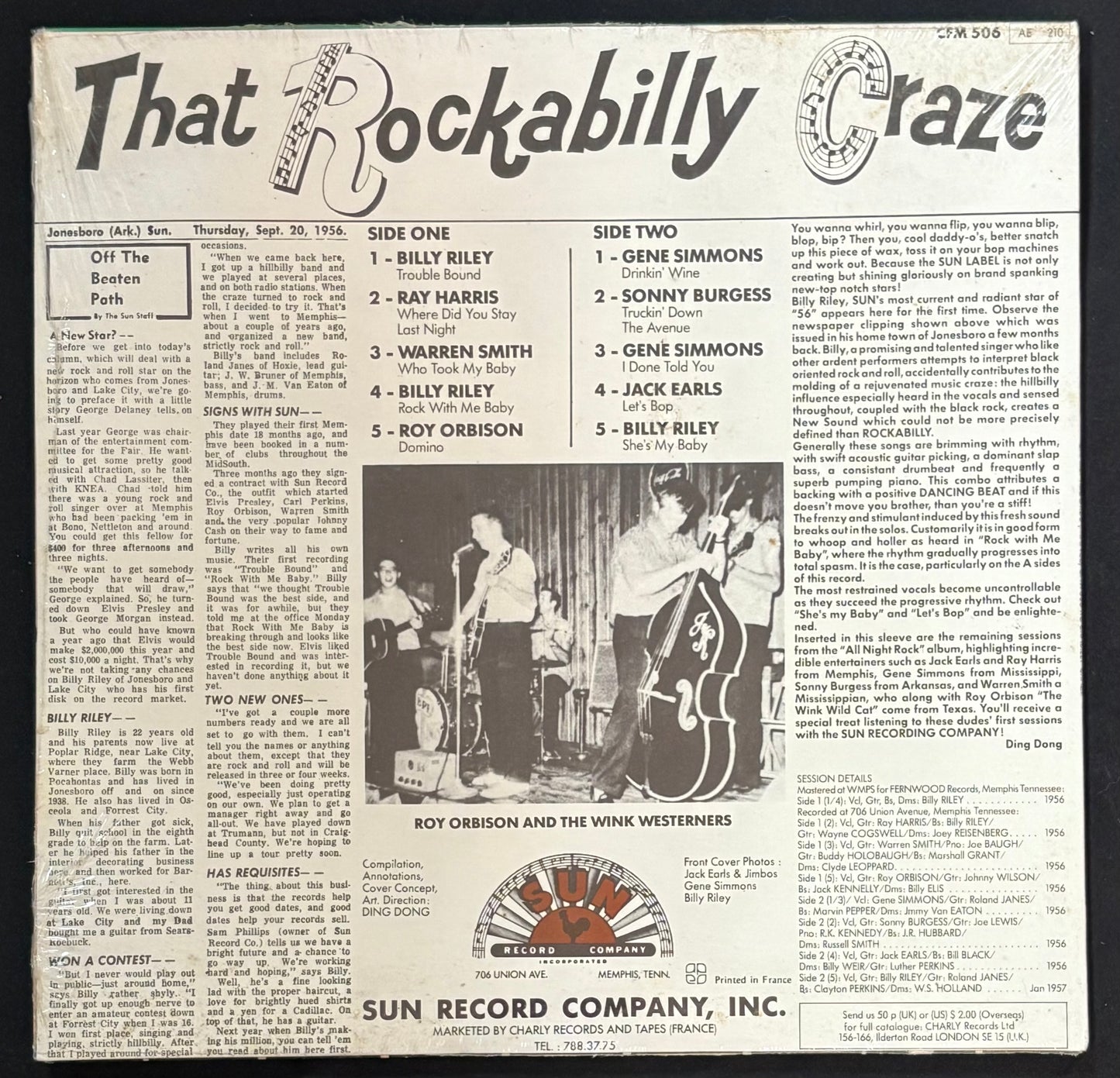 10” Compilation - Rockabilly Craze (JH)