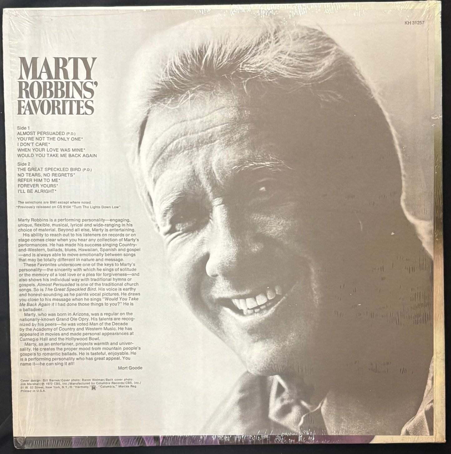 Robbins, Marty - Marty Robbins’ Favorites (JH)