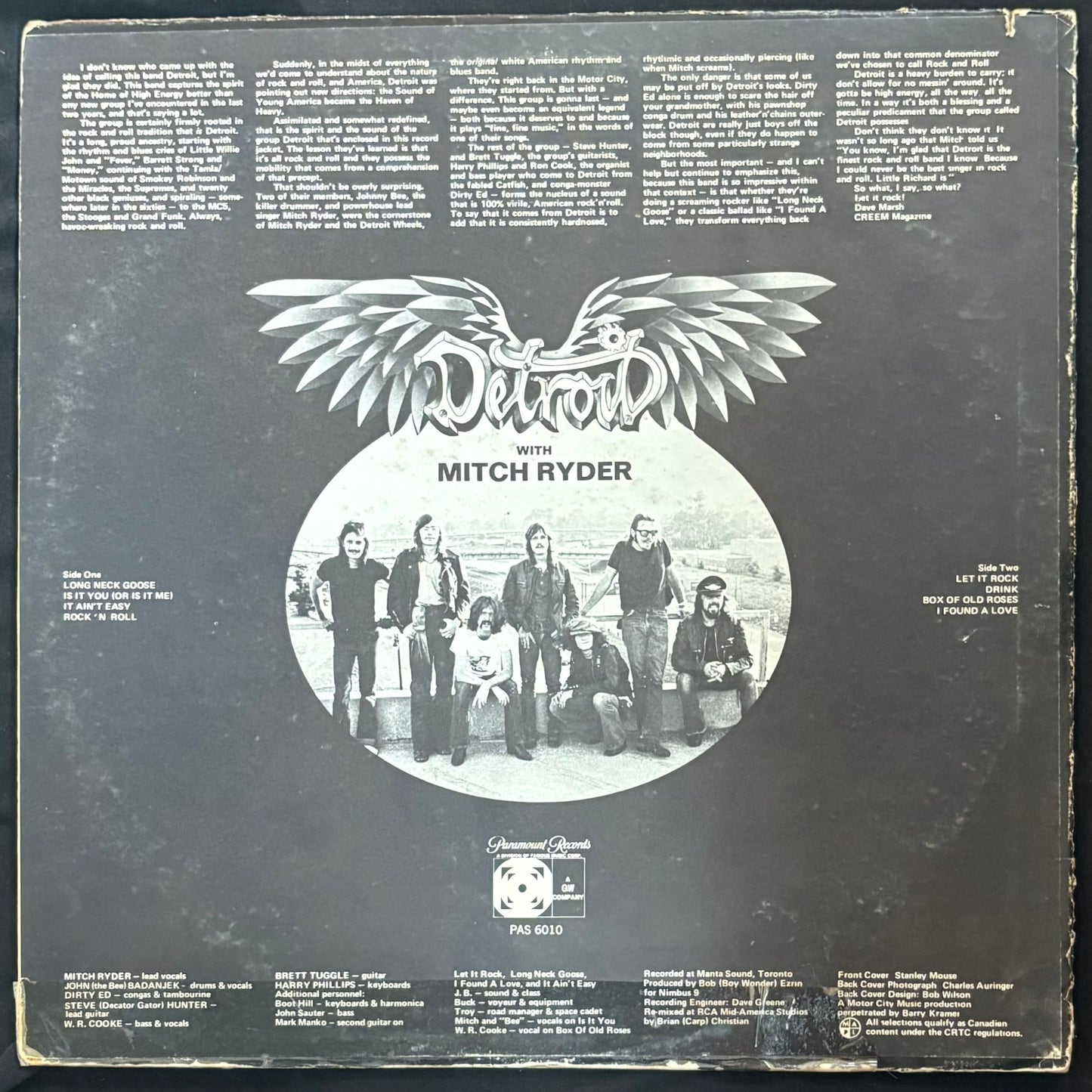 Detroit with Mitch Ryder (JH)