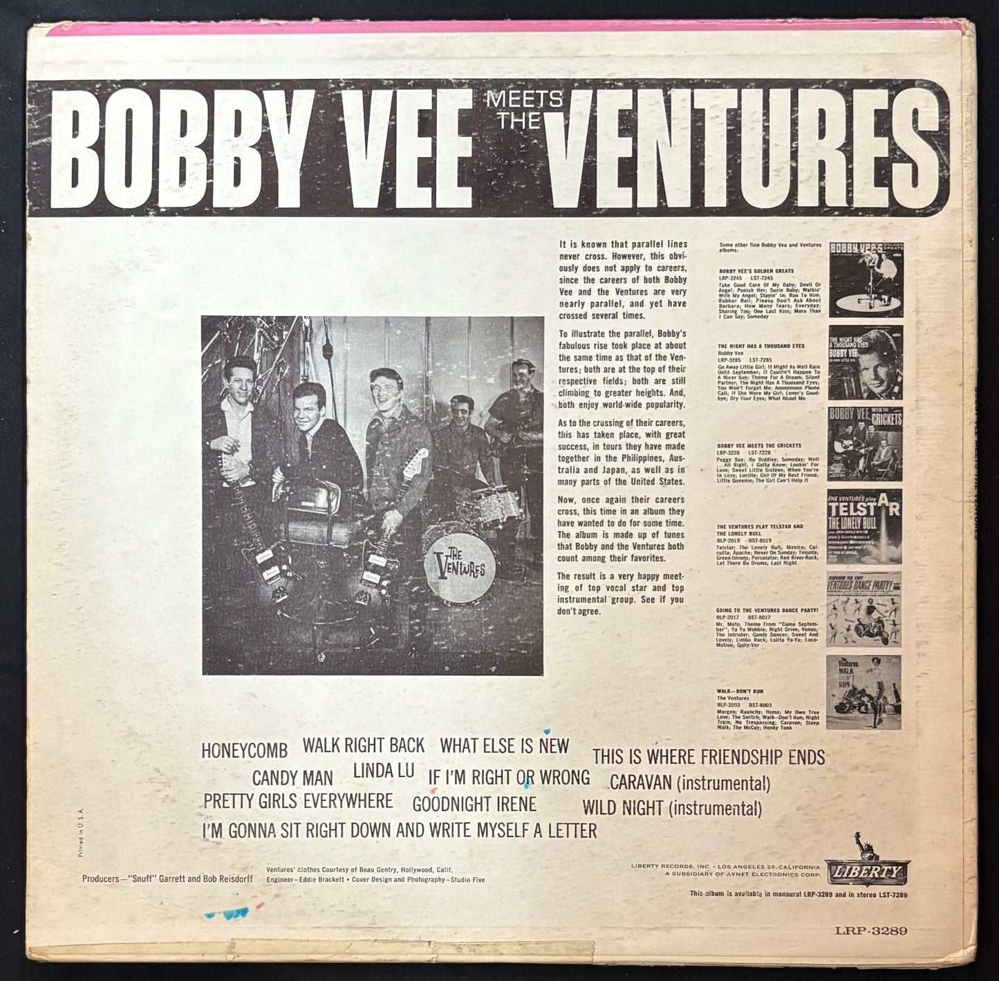 Vee, Bobby - Bobby Vee Meets The Ventures (JH)