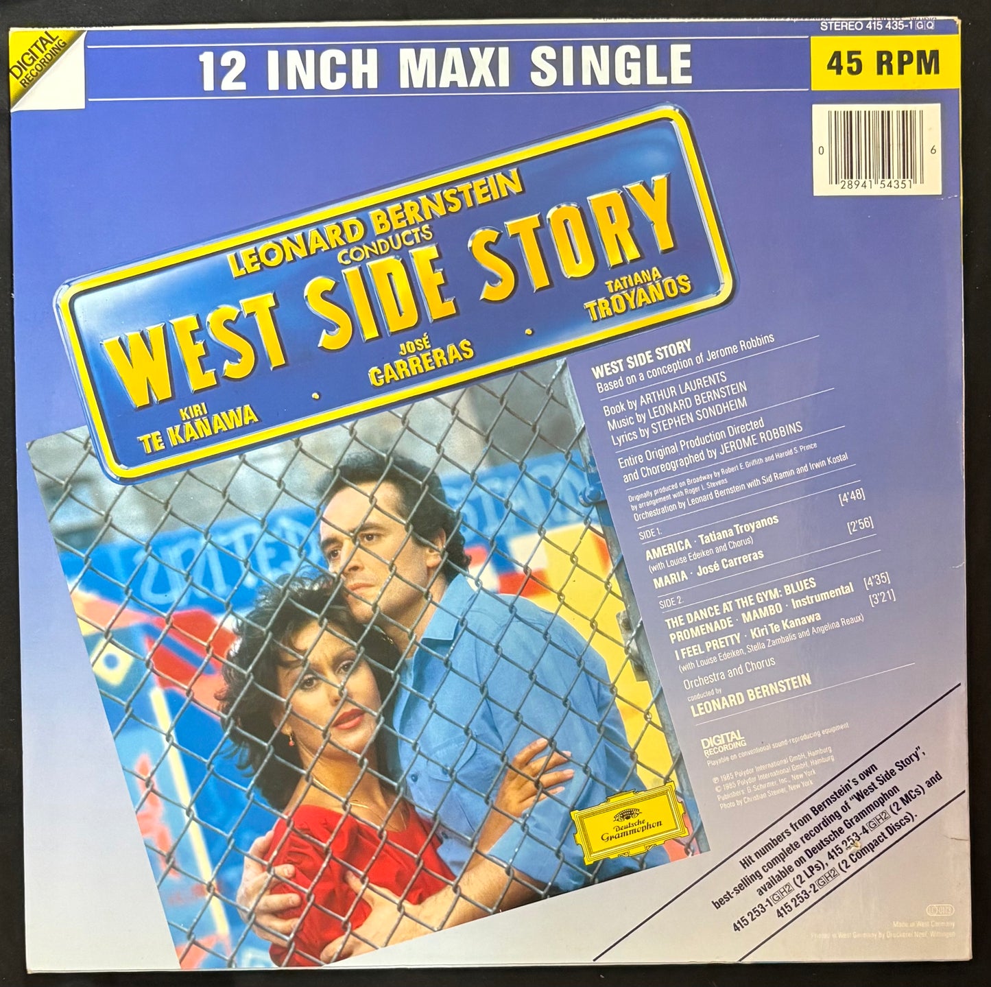 Bernstein, Leonard - Leonard Bernstein Conducts West Side Story (JH)