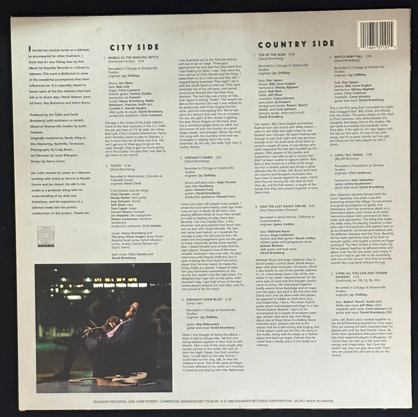 Bromberg, David - Sideman Serenade (JH)