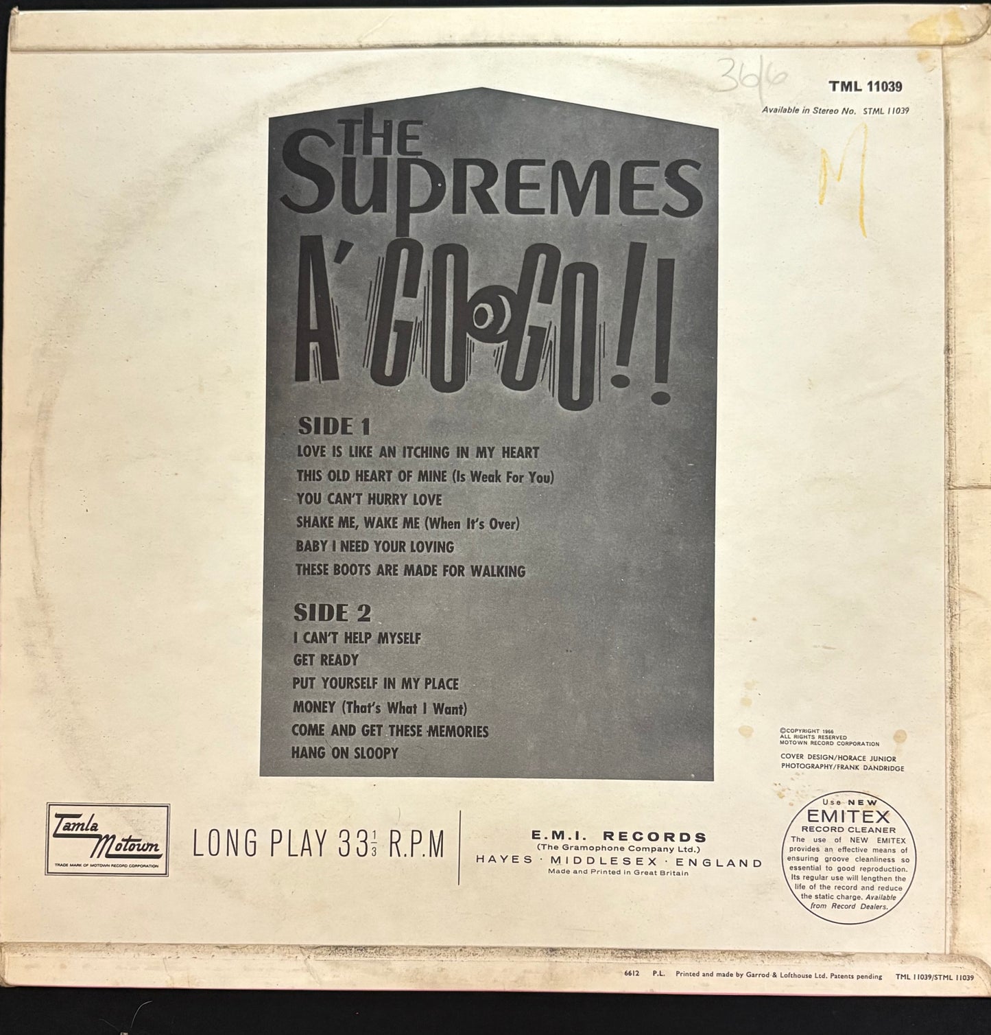 The Supremes - A’ Go-Go (JH)