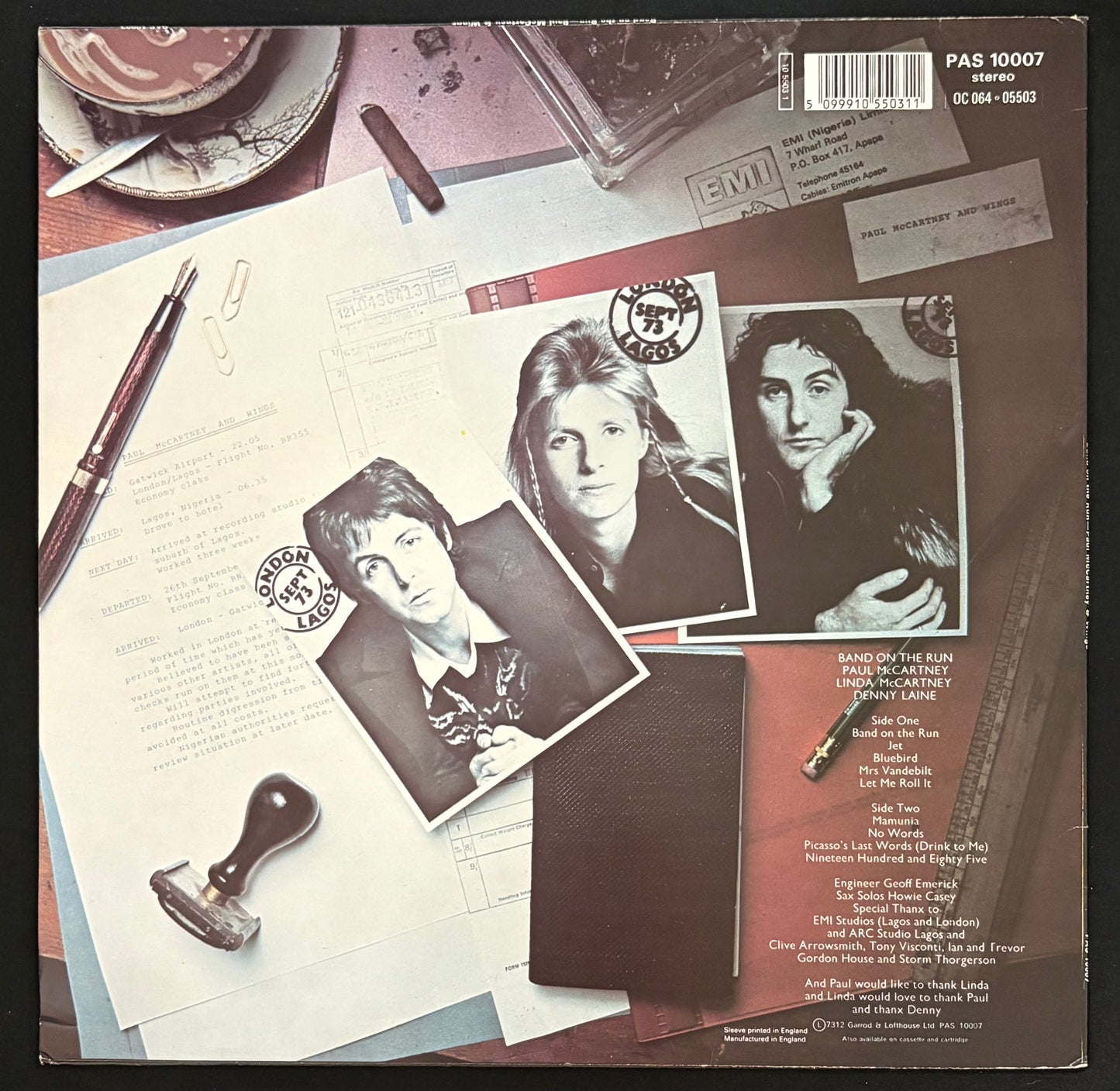 Wings - Band On The Run (JH)