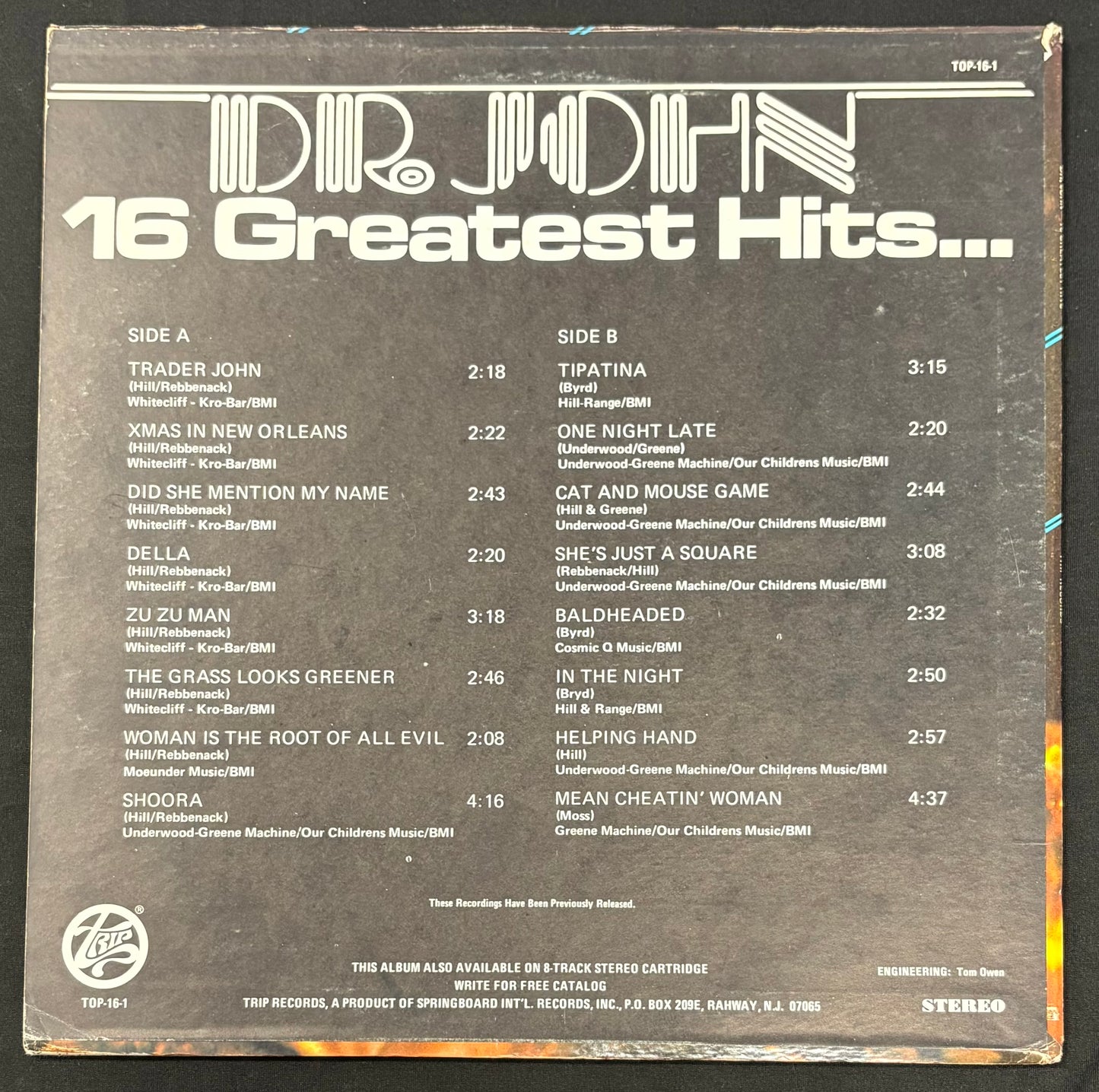 Dr. John - 16 Greatest Hits (JK)