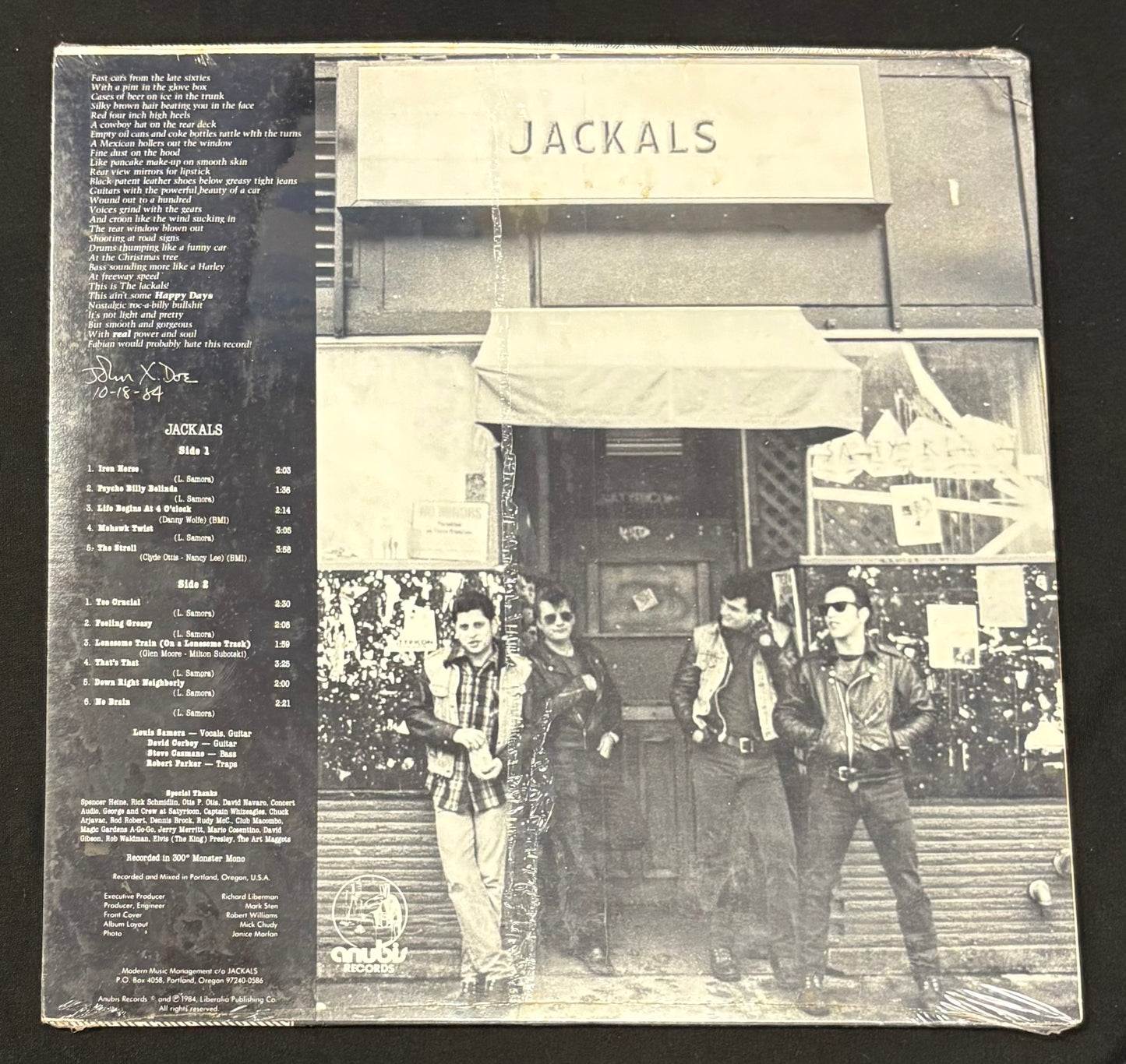 Jackals - Eponymous (JK)