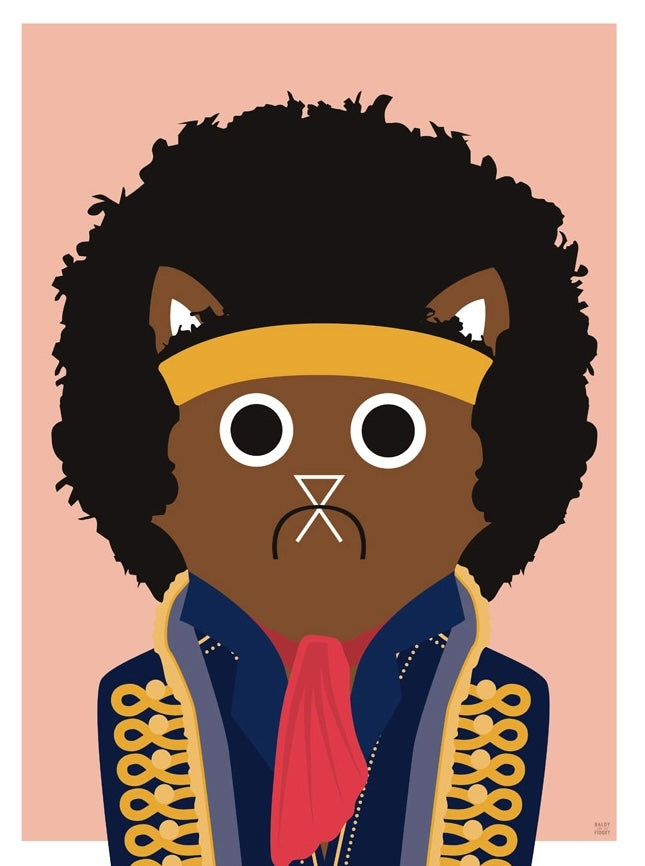 Art Print: Jimi Wall Art