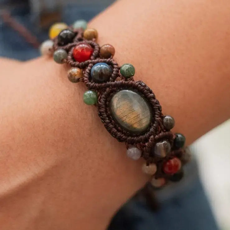 Bracelet: Nature-Inspired Handmade Macrame