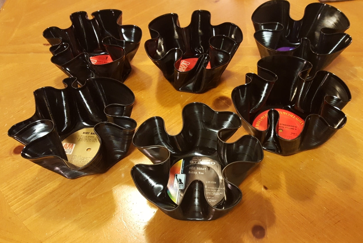 Bowl: Vinyl Record