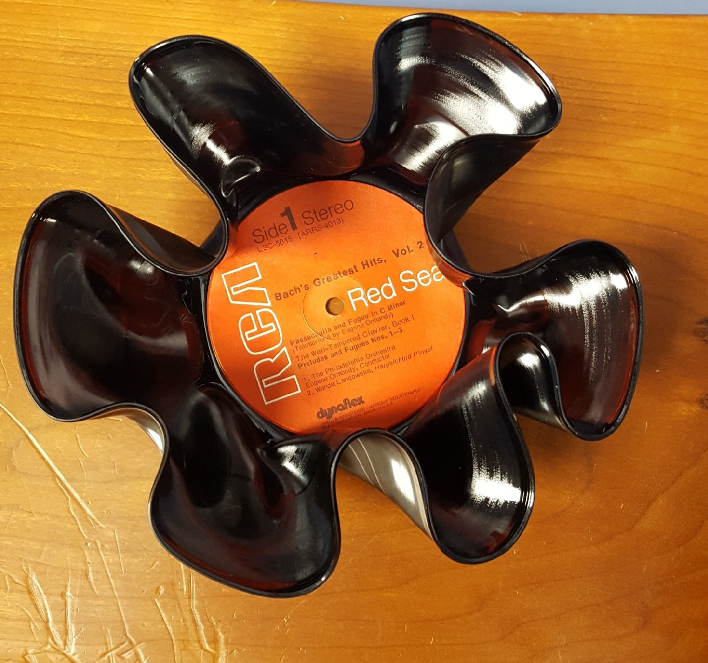 Bowl: Vinyl Record