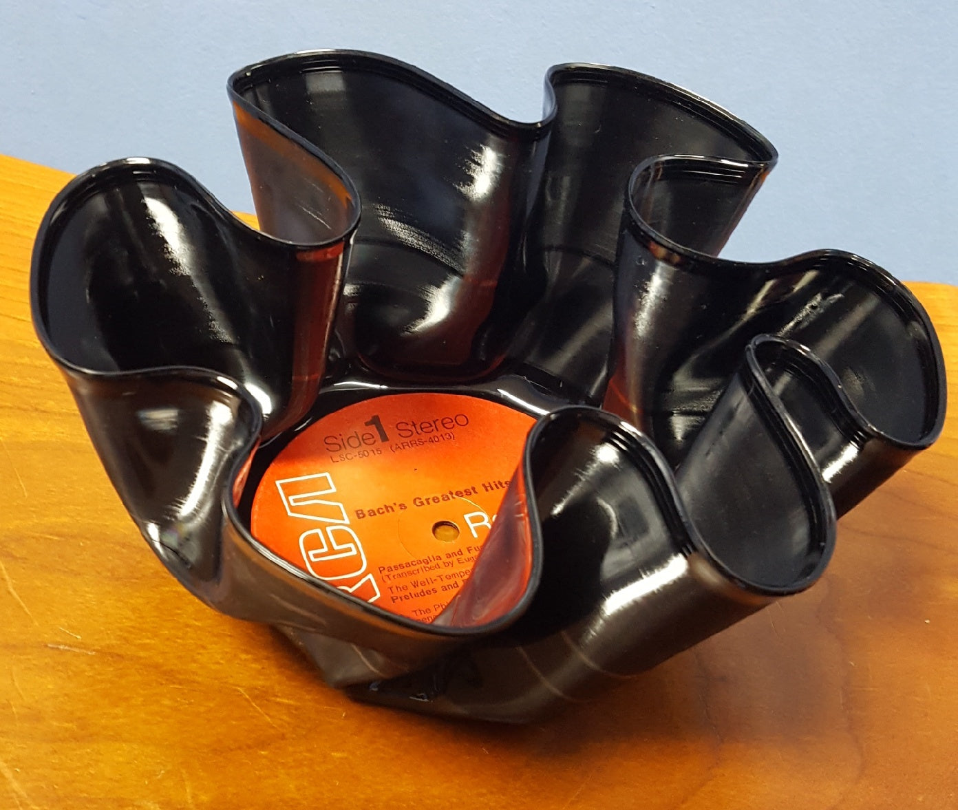 Bowl: Vinyl Record
