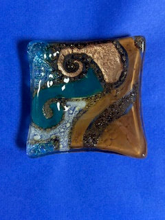 Trinket Dish: Fused Glass Trinket Holder