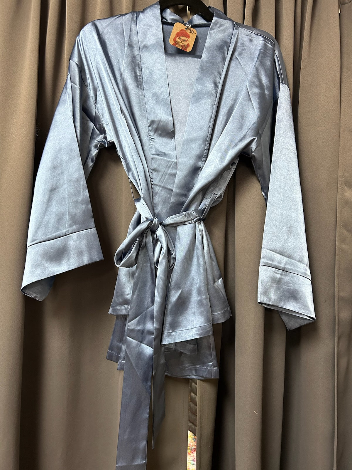 Robe and Pants Set - Satin (Two Colors)