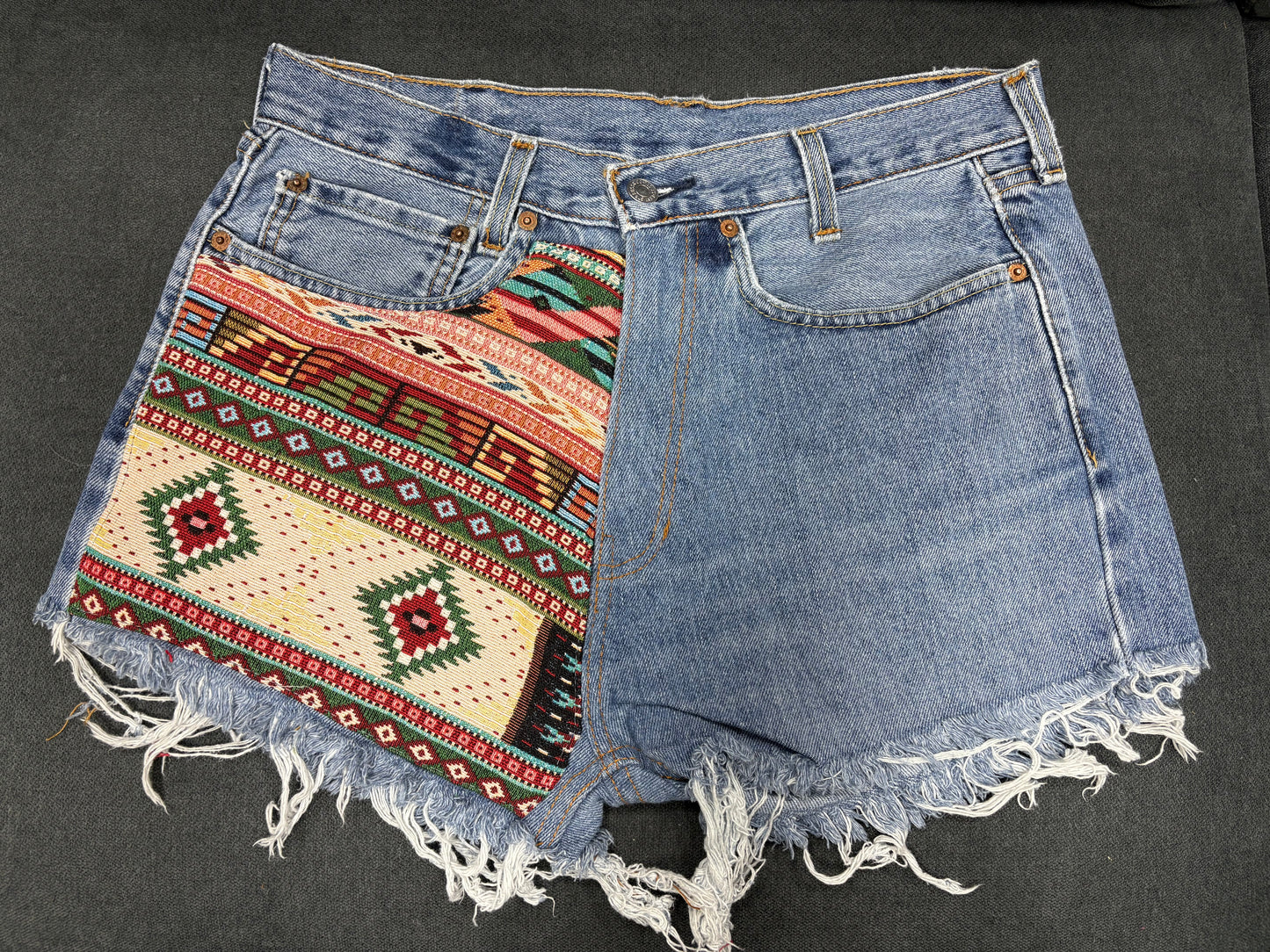Shorts: Upcycled Denim (Various Designs)