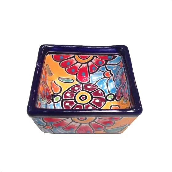 Dish: Talavera Square Candy Dish (Two Colors)