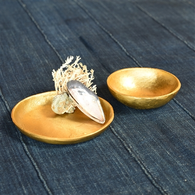 Plates - Tiny Cast Brushed Brass