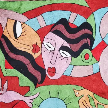 Pillow: Silk Ladies