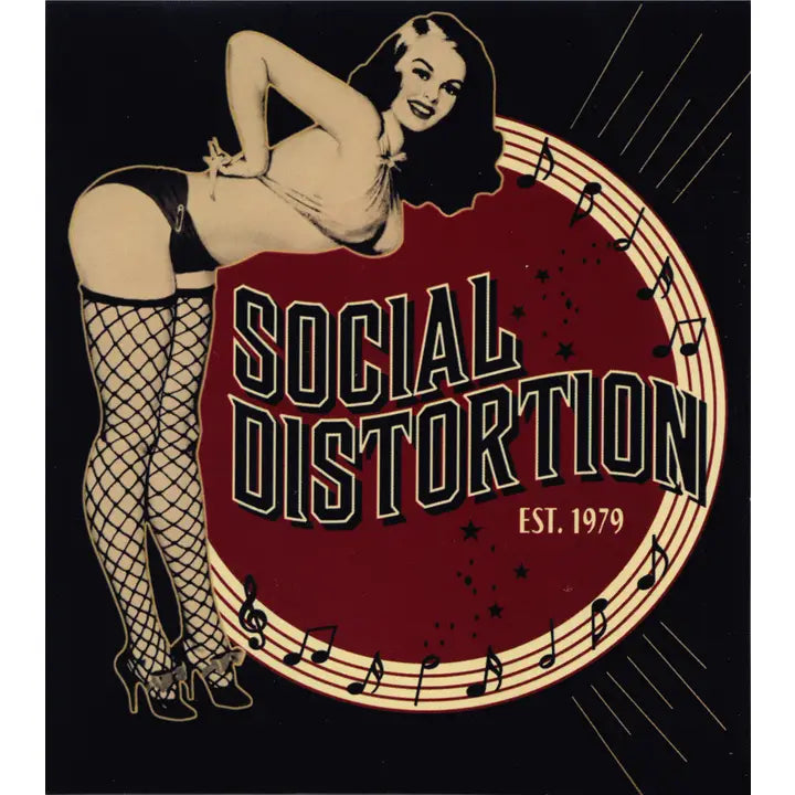 Sticker: Social Distortion Pin-Up