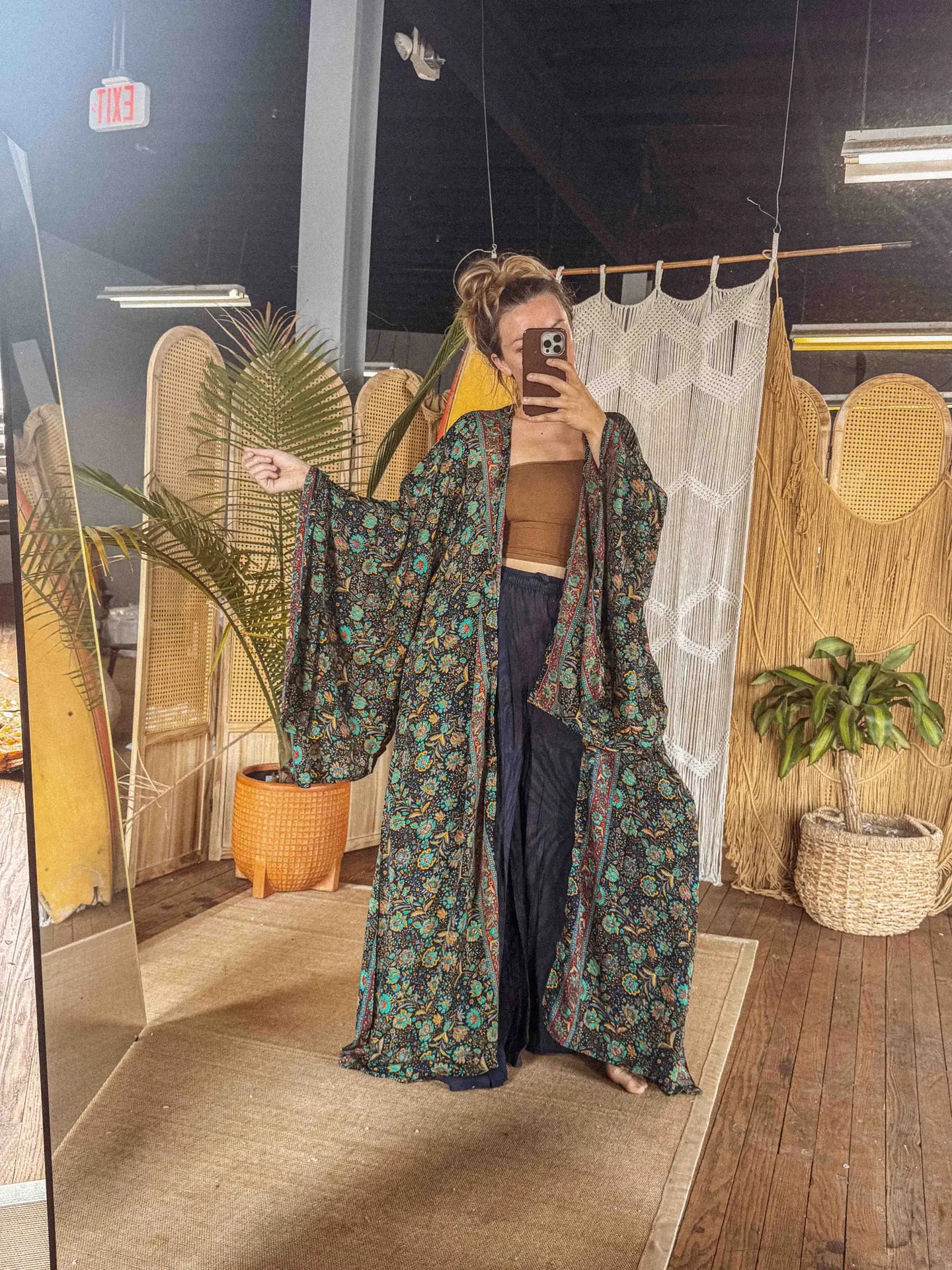 Kimono: Silk Bell Sleeve (Three Colors)