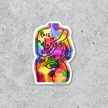 Sticker: This Is Not The Property of The Government
