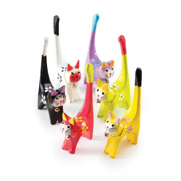 Ring Holder: Hand Painted Cats