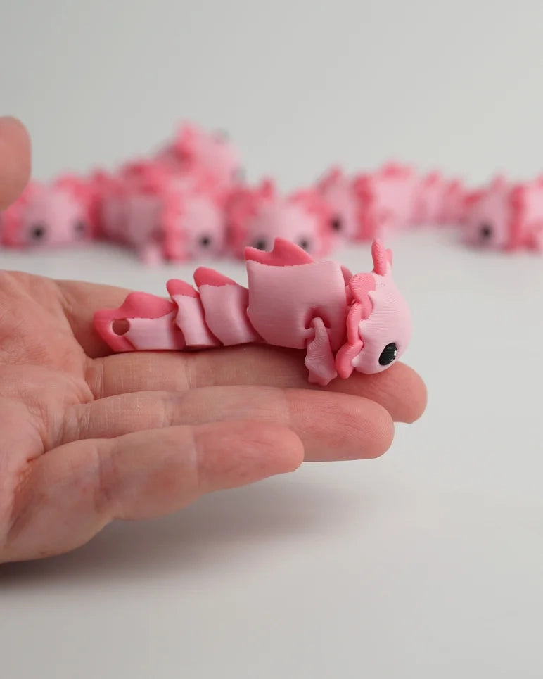 3D Printed Fidget Axolotl
